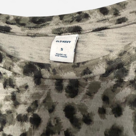 Old Navy Grey Leopard Print Dress, Size Small - Picture 4 of 5